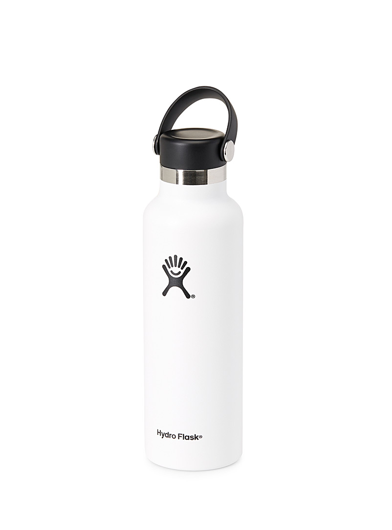 Hydro Flask: La bouteille Standard Mouth Blanc pour femme