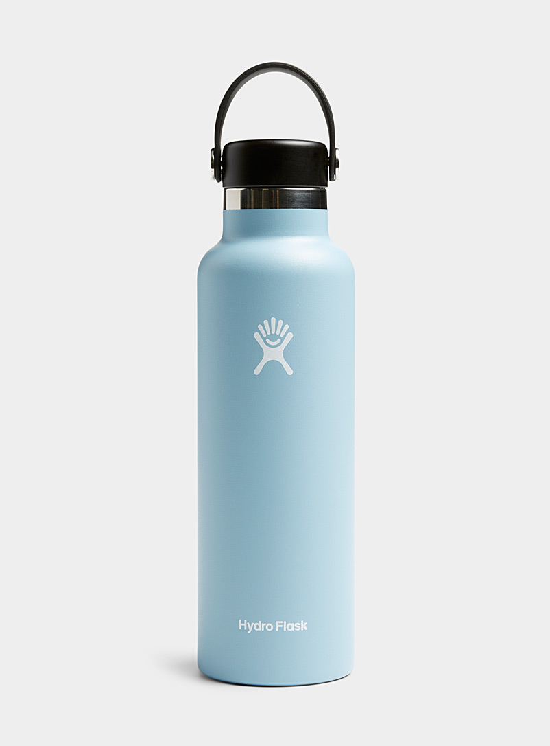 Hydro Flask: La bouteille Standard Mouth Bleu pâle-bleu poudre pour femme