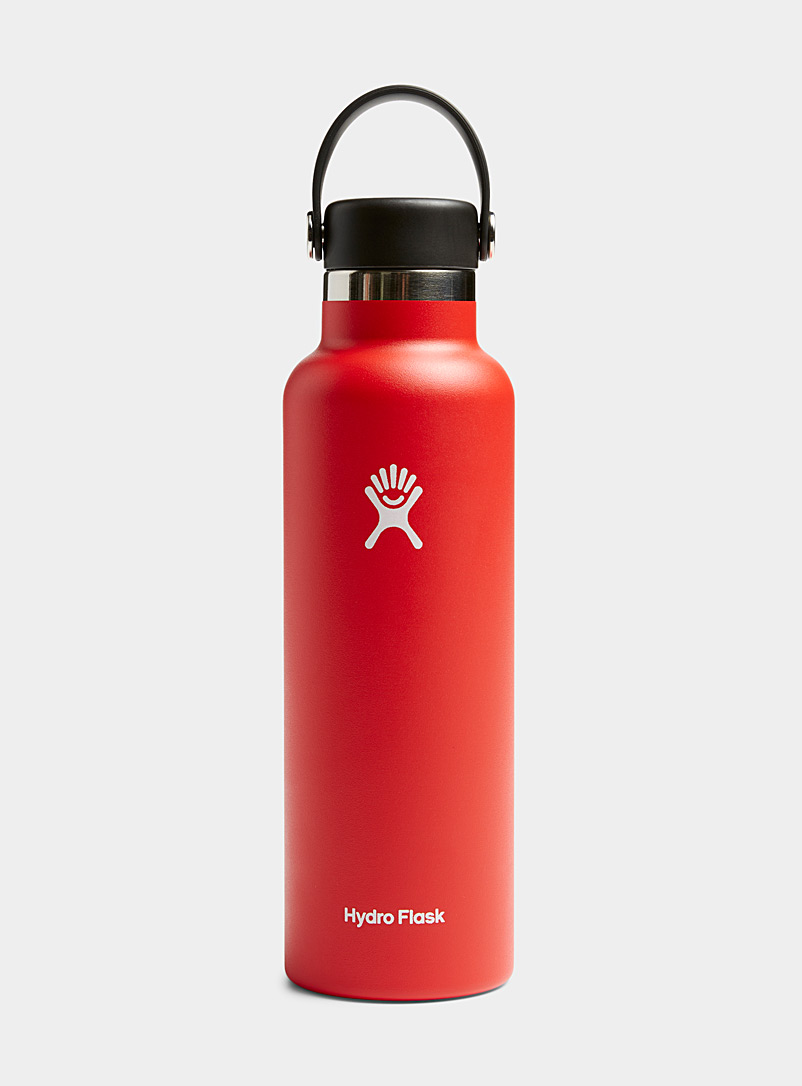Hydro Flask: La bouteille Standard Mouth Rouge vif-écarlate pour femme