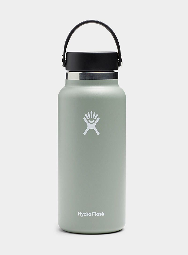 Hydro Flask: La bouteille isotherme Wide Mouth Vert foncé-mousse-olive pour femme