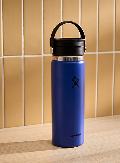 Hydro Flask Black Wide Mouth 20 oz insulated bottle