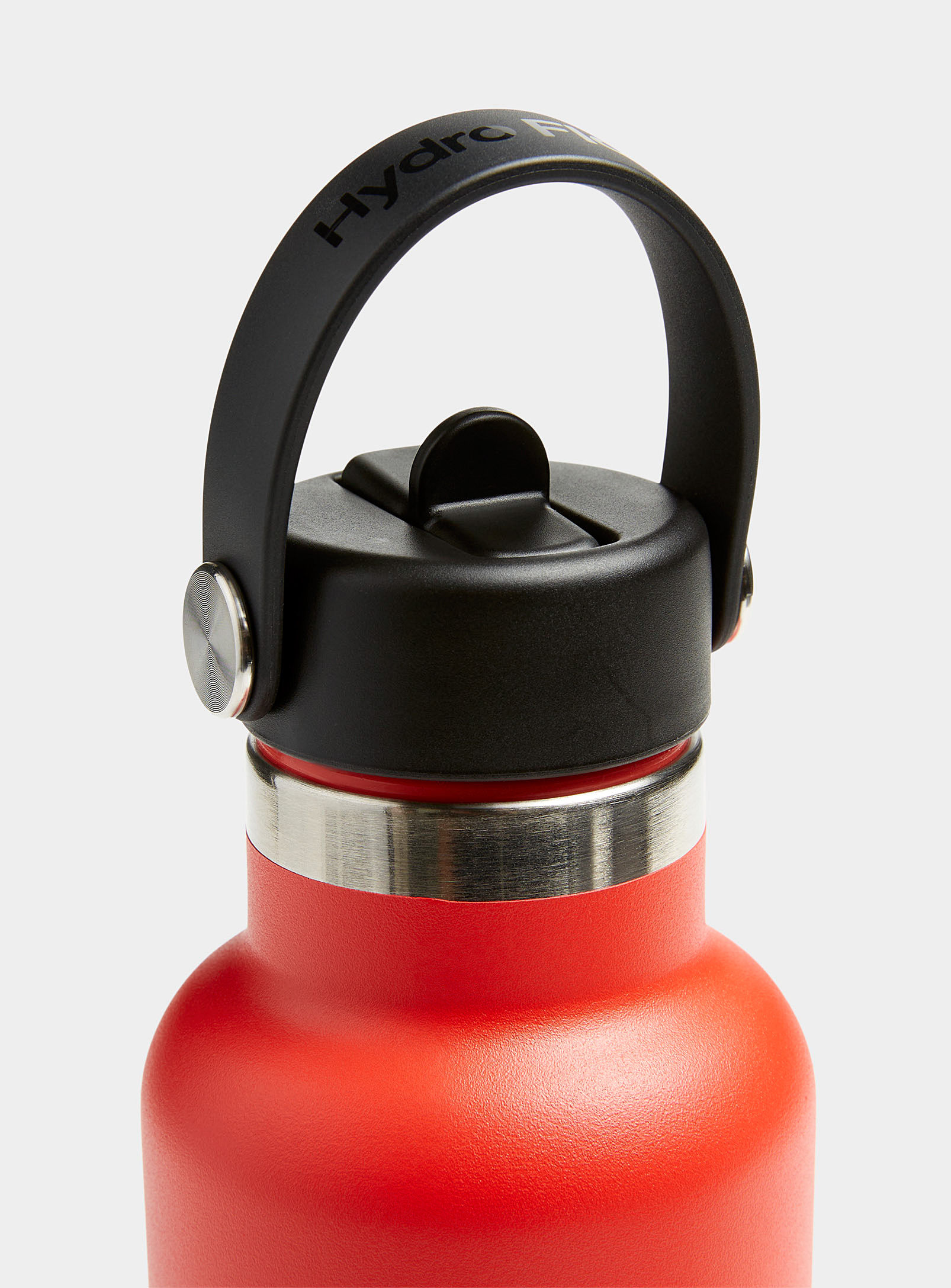 Hydro Flask - Le bouchon à poignée et paille intégrée Goulot standard