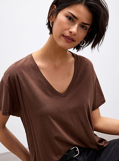 Ultra-soft cropped boxy tee