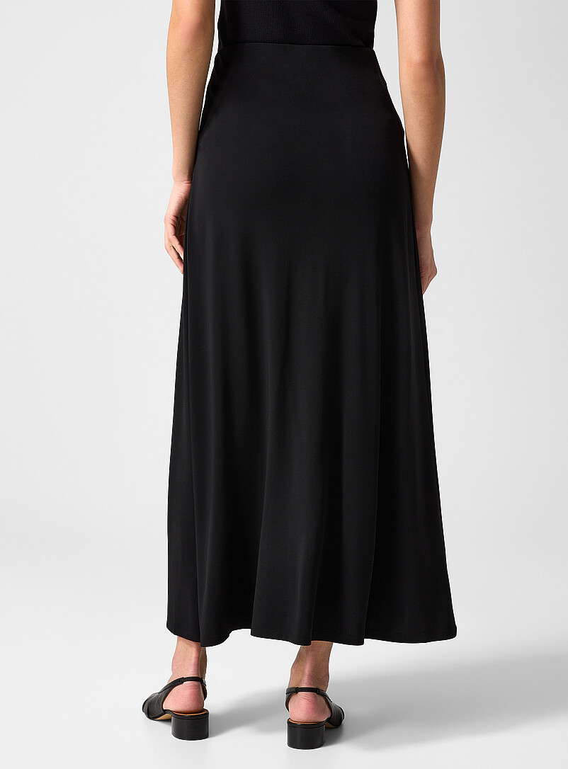 Flowing Draped Crepe Skirt product image 3