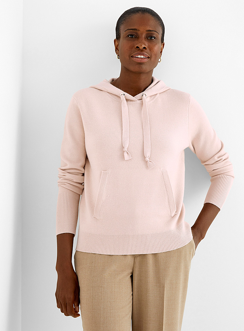 Contemporaine Pink Hoodie sweater for women