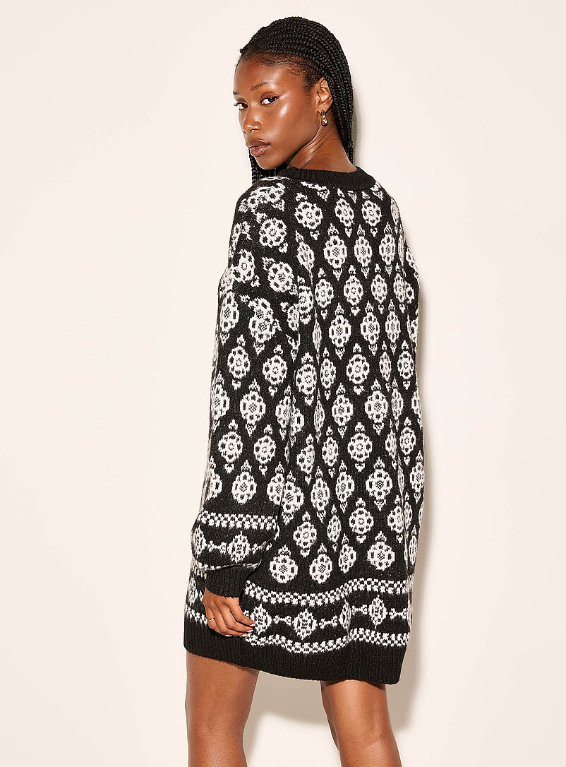 正規品andmary Fleur knit mini dress Plush knit casual mini-dress | Icône | Knit | Simons