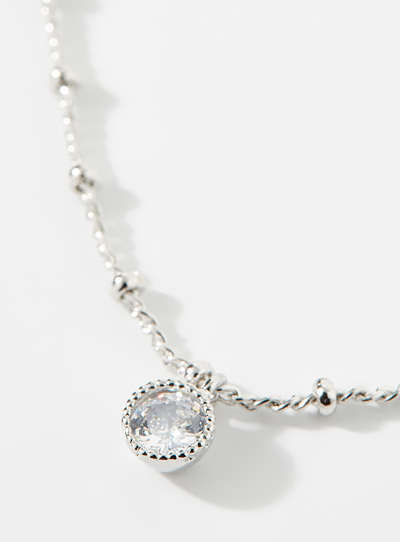 Faceted stone chain product image 3