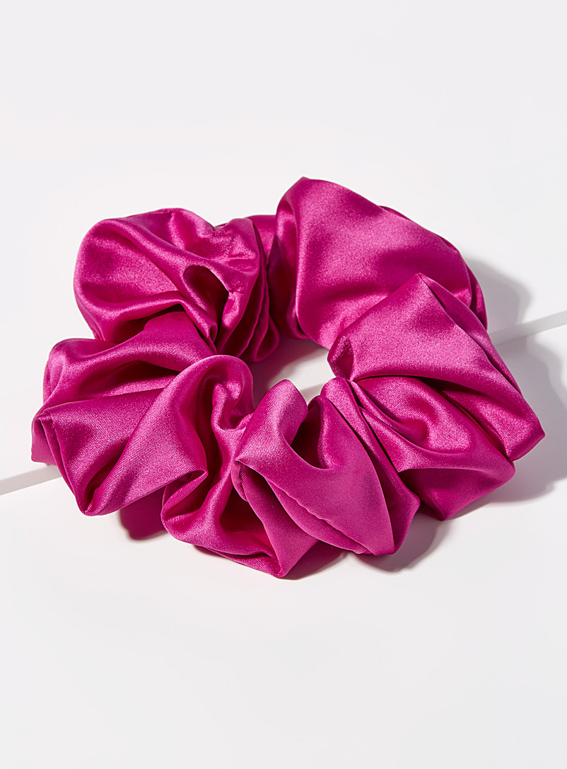 Simons Crimson Satiny XL scrunchie for women