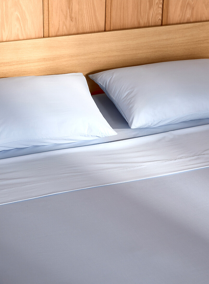 Egyptian Cotton And Bamboo Rayon Sheet Set 330-Thread-Count Fits Mattresses Up To 16 In
