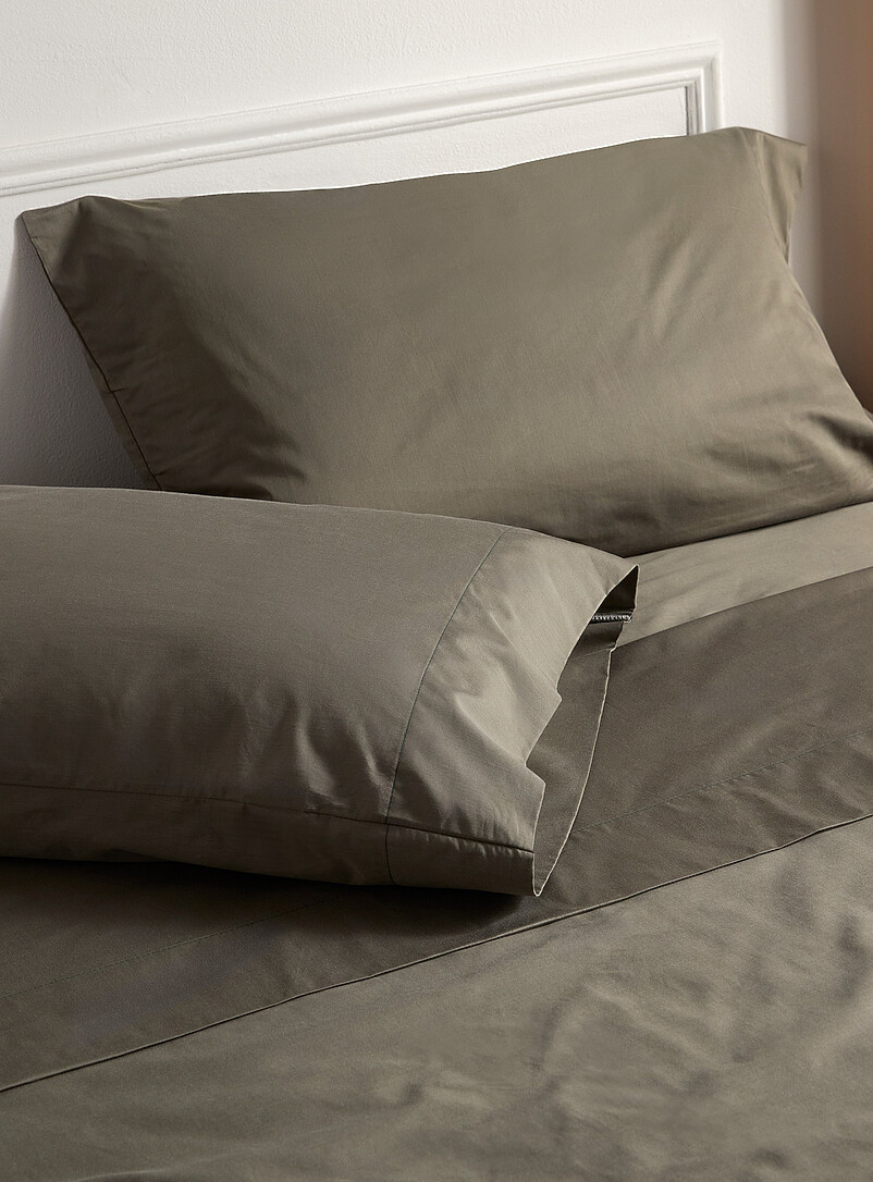 Egyptian Cotton And Bamboo Pillowcases 330-Thread-Count Set Of 2