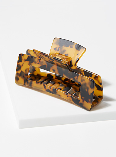Geo flecked oversized clip | Simons | Shop Barrettes and Hair Clips ...