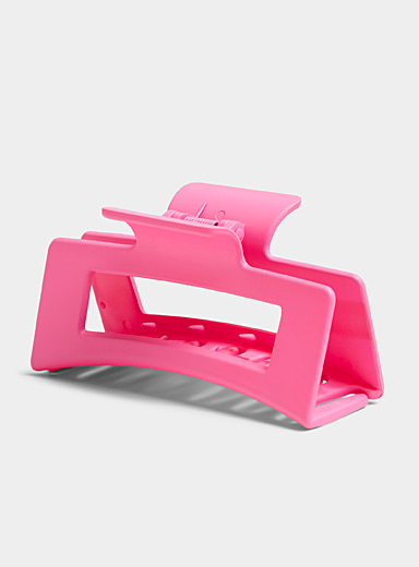 Colourful matte oversized clip