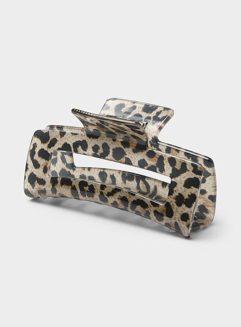 Leopard Pattern Clip Women's Hair Accessories | Simons
