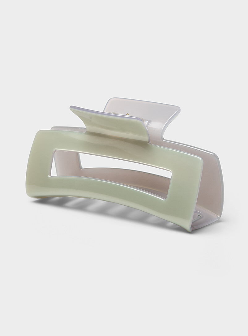 Rectangular Clip Large colourful rectangular clip | Simons | Shop Barrettes and Hair ...