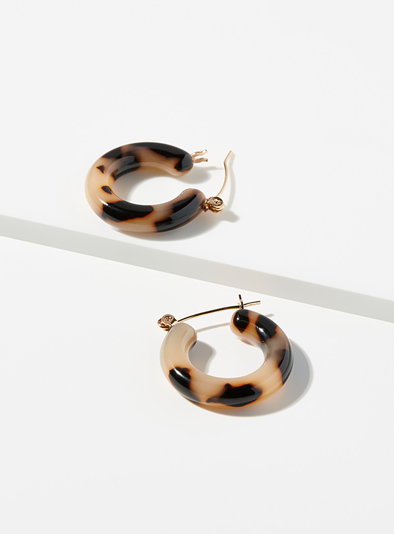 Geo Flecked Earrings
