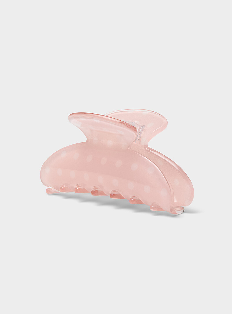 Polka Dot Half-Moon Clip