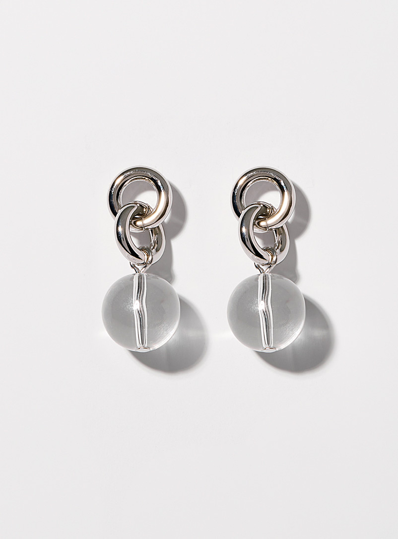 Simons Assorted Chunky glass bead earrings for women