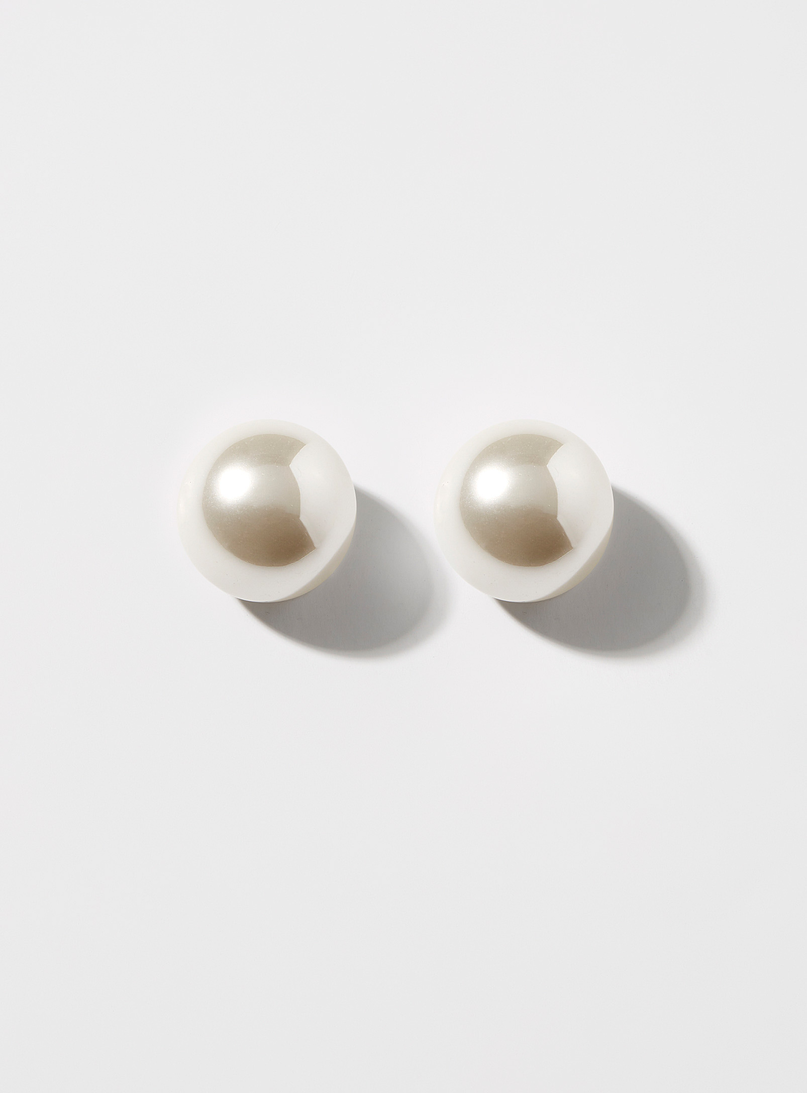 Simons - Women's Chunky pearl earrings