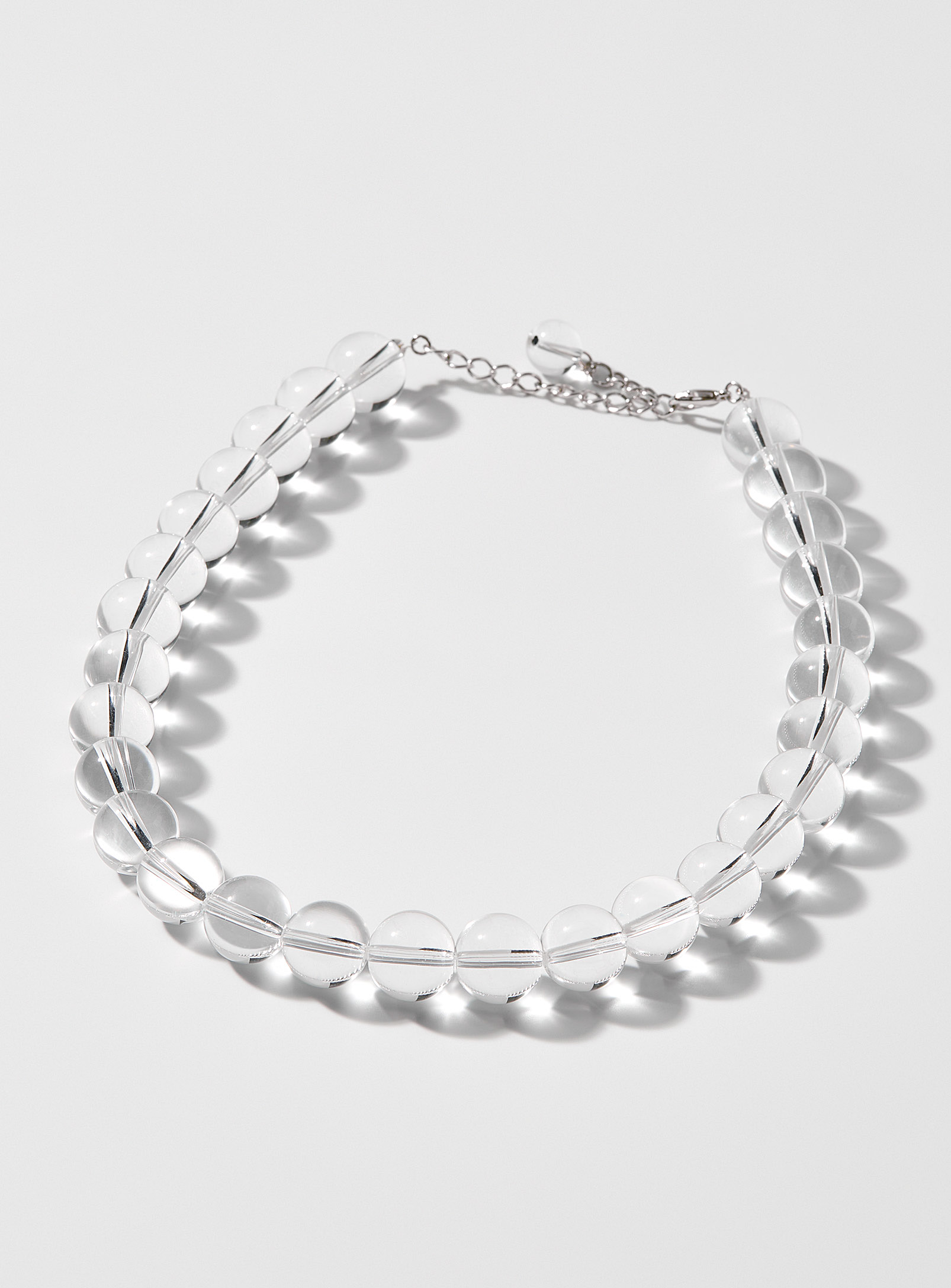 Simons - Chunky glass bead necklace