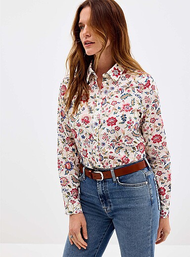 Blooming print shirt <b>Made with Liberty Fabric</b>
