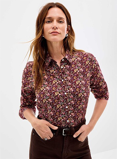 Blooming print shirt <b>Made with Liberty Fabric</b>