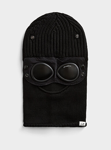 La cagoule laine c&ocirc;tel&eacute;e verres int&eacute;gr&eacute;s