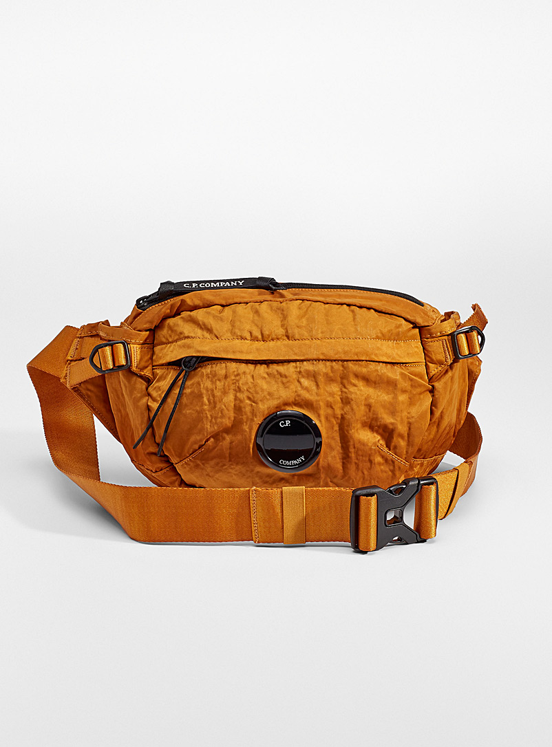 C.P. Company: Le sac bandoulière nylon monocle Orange pour homme