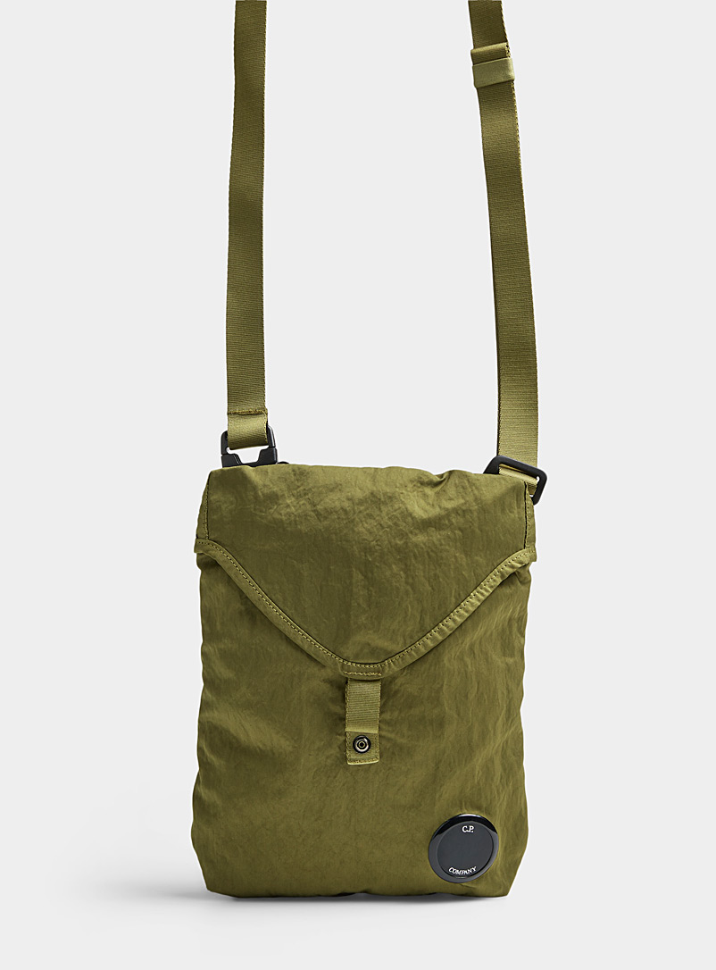 C.P. Company Green Nylon B messenger bag for men