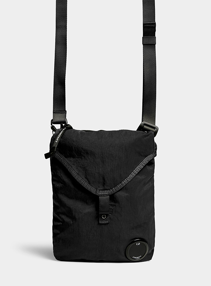 C.P. Company Black Nylon B messenger bag for men
