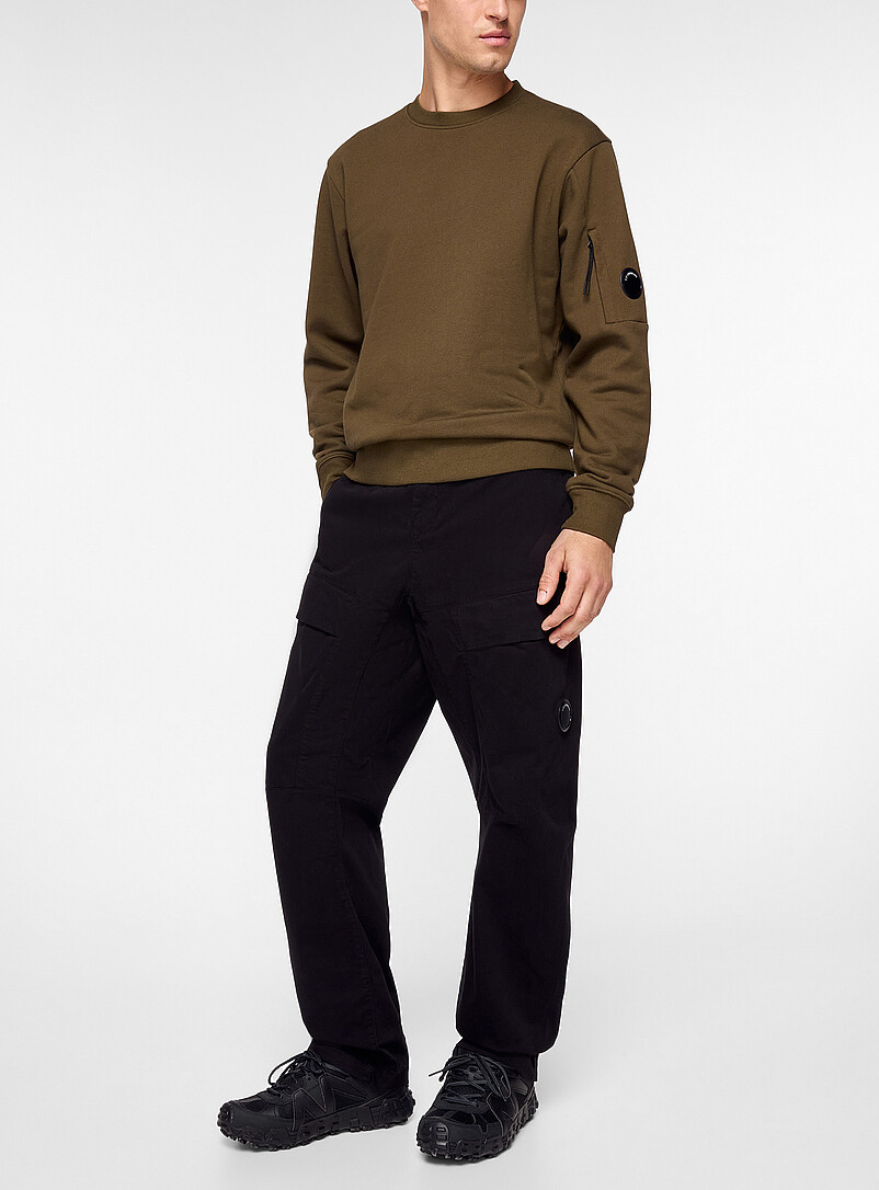 Black stretch cargo pant product image (primary)
