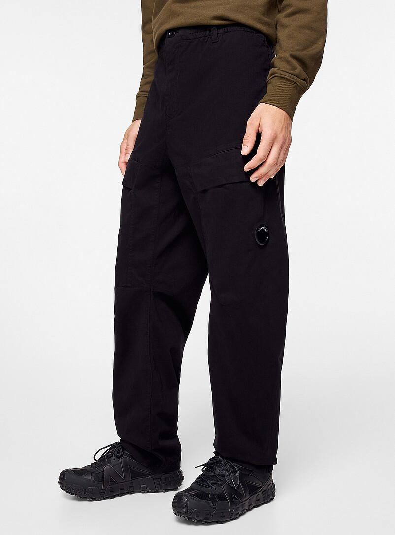 Black stretch cargo pant product image 2