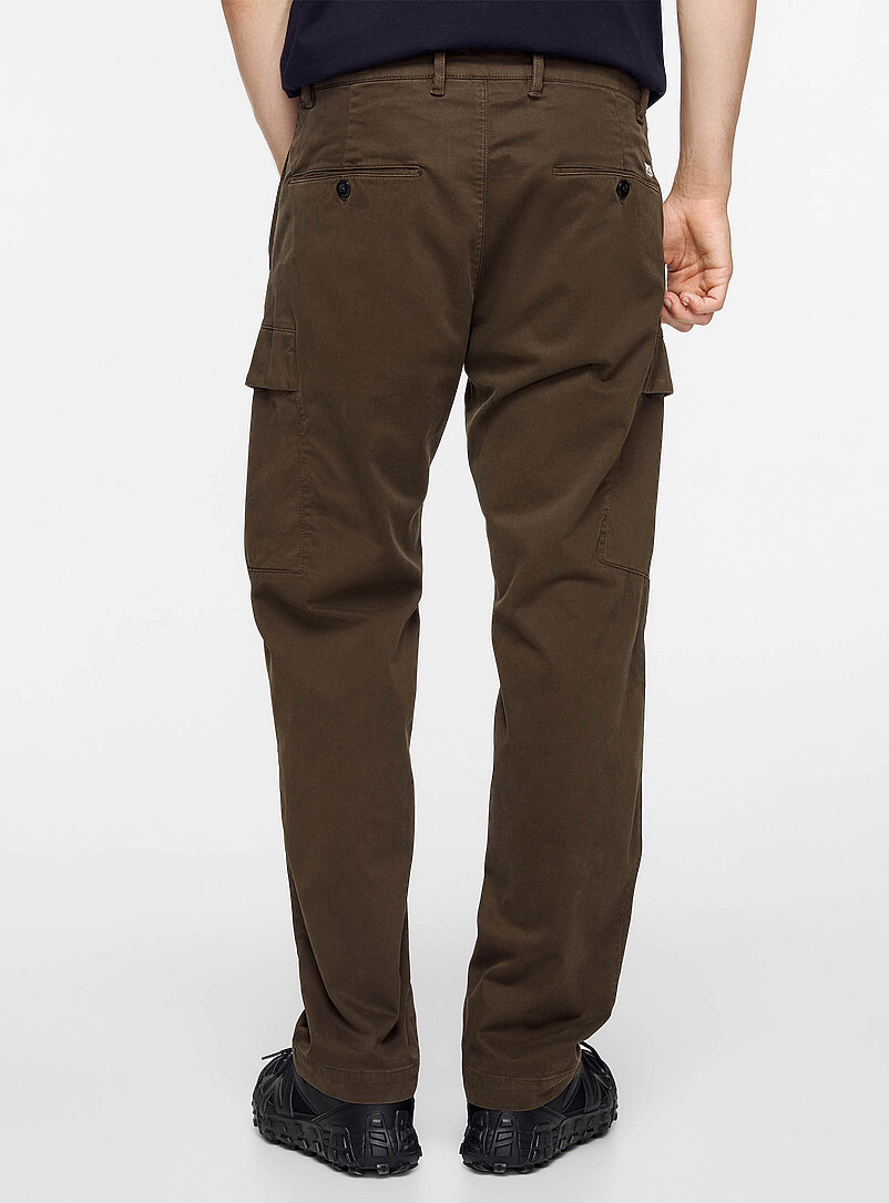 Stretch khaki cargo pant product image 3
