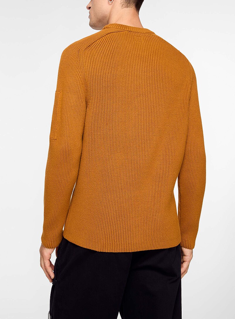 Copper rib-knit sweater product image 3