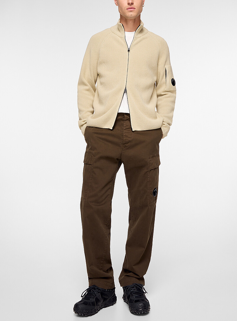 Sage zip-up sweater product image (primary)