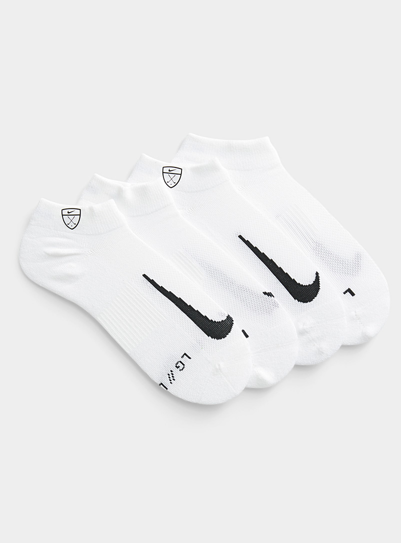Nike Golf White Multiplier ankle sock for men