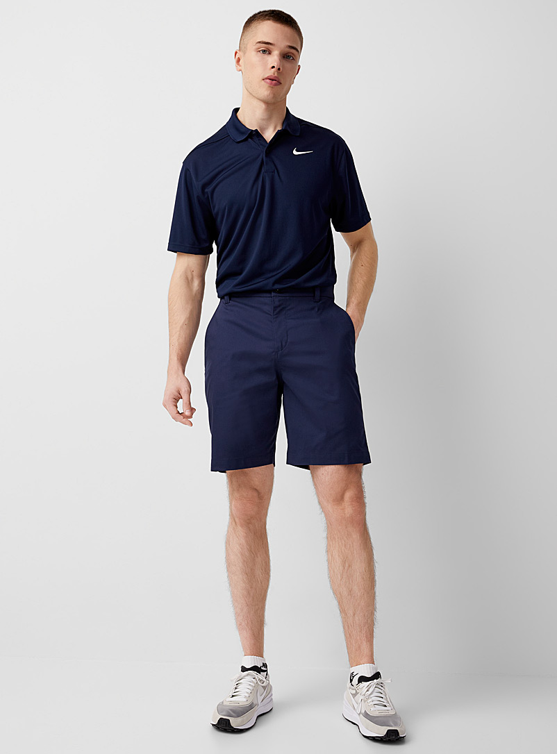 Nike Golf Marine Blue Cotton feel 9-inch golf short for men