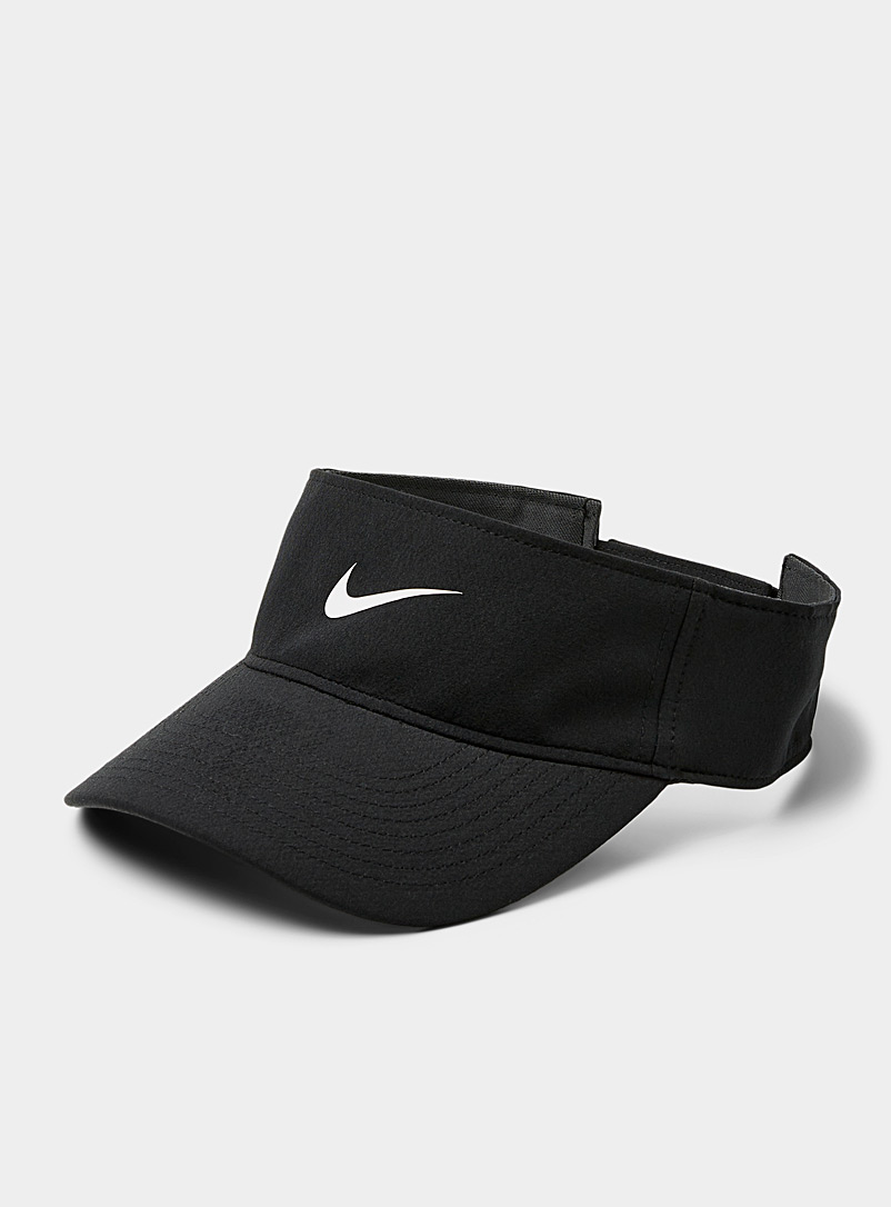 Nike Golf Black Contrast logo golf visor for women