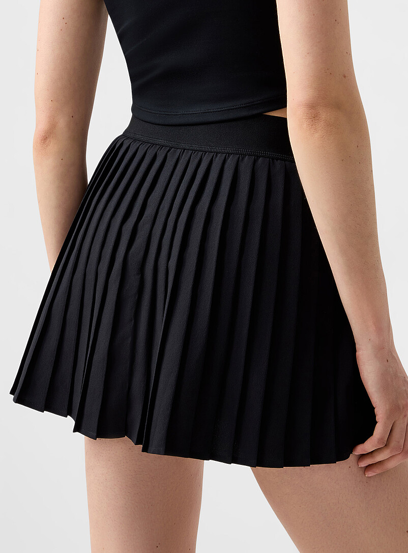 Nike: La jupe-short de golf pliss&eacute;e Victory Noir pour femme