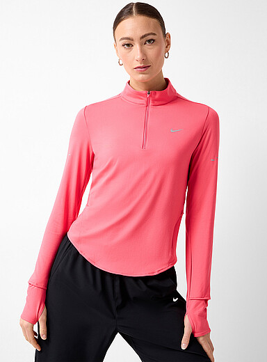 Swift Dri-FIT zip-collar T-shirt