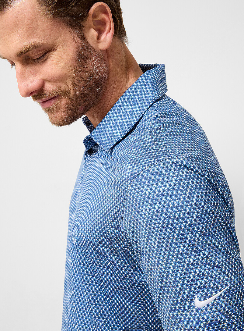 Nike Golf: Le polo de golf toucher frais floral Velocity Vert pour homme