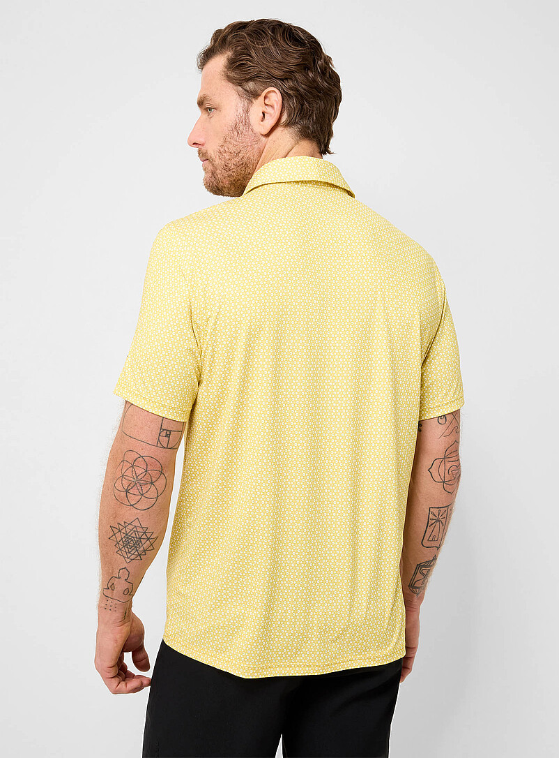 Nike Golf: Le polo de golf toucher frais Velocity Jaune citron - Canari pour homme