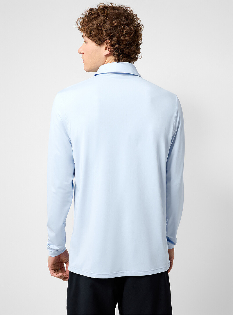 Nike Golf Baby Blue Velocity long-sleeve golf polo for men