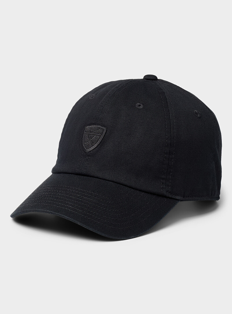 Embroidered Emblem Cotton Cap
