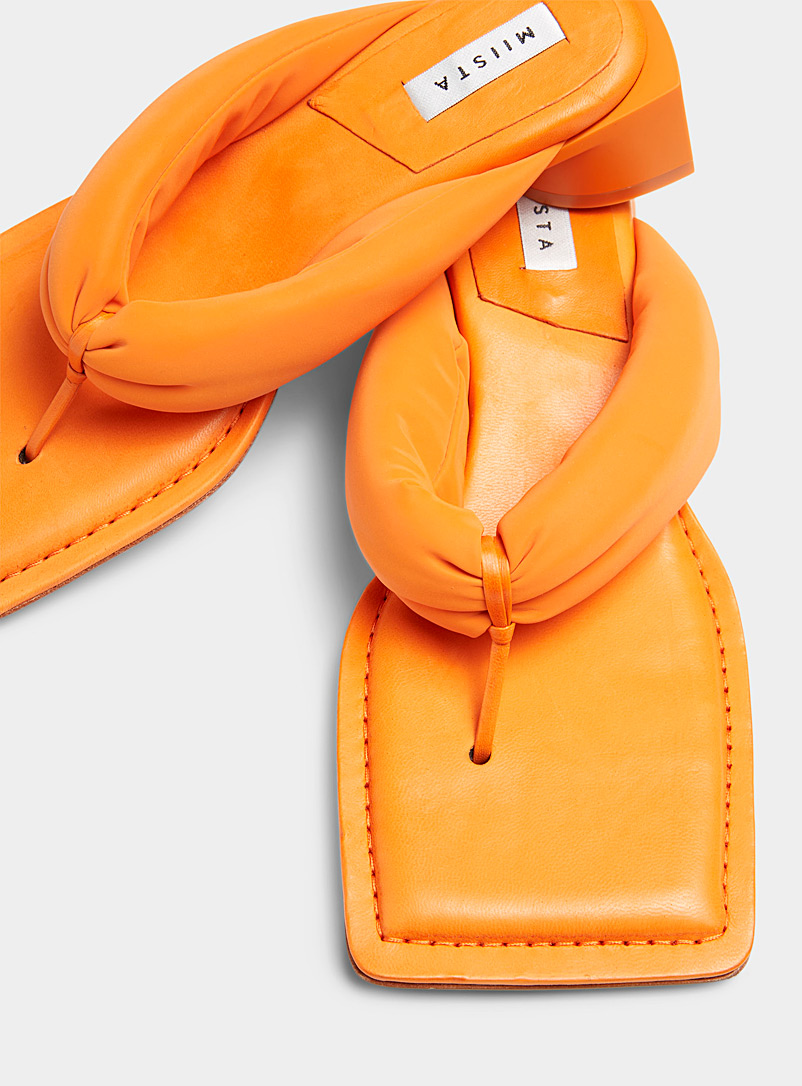 Miista Orange Anais orange sandal for women