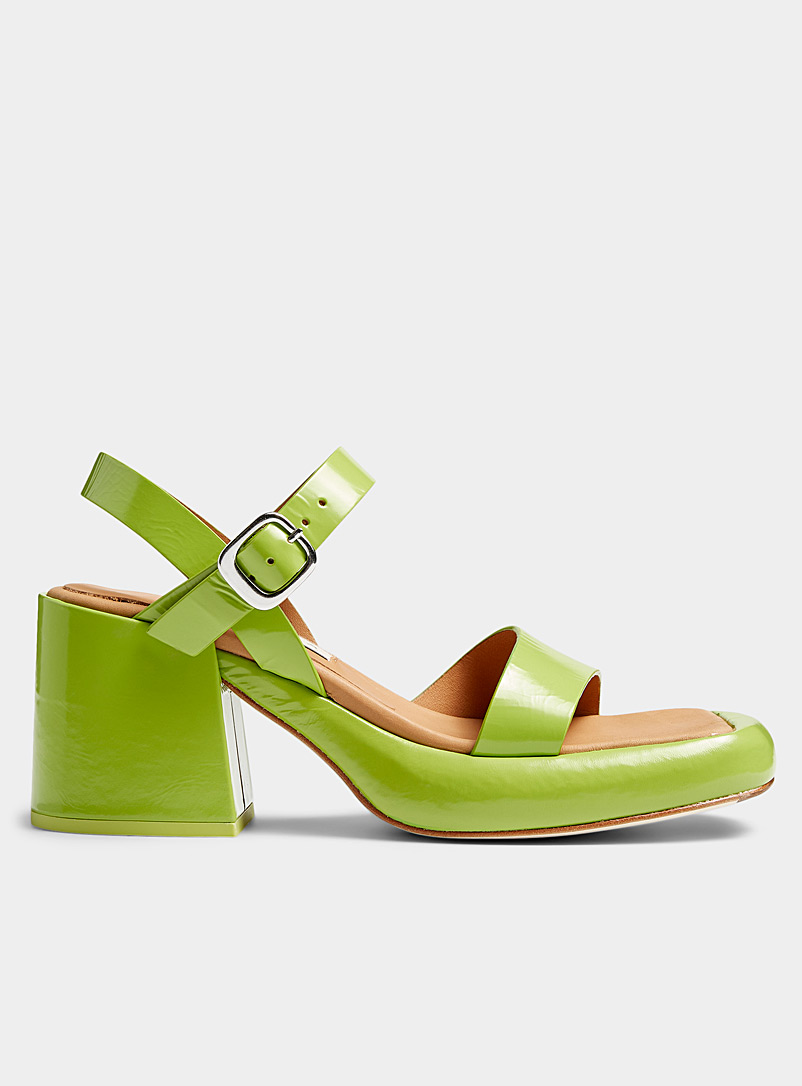 Miista Green Beverly lime-green platform sandals Women for women