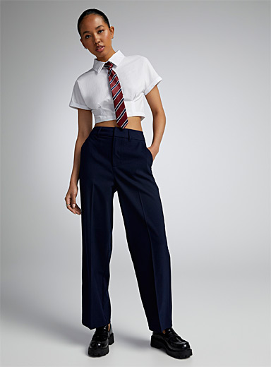 High-rise straight-leg dress pant | Twik | Shop Women%u2019s Straight ...