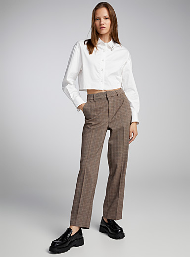 Louis Raphael Tailored Hidden Comfort Slim Fit Dress Pants Cream