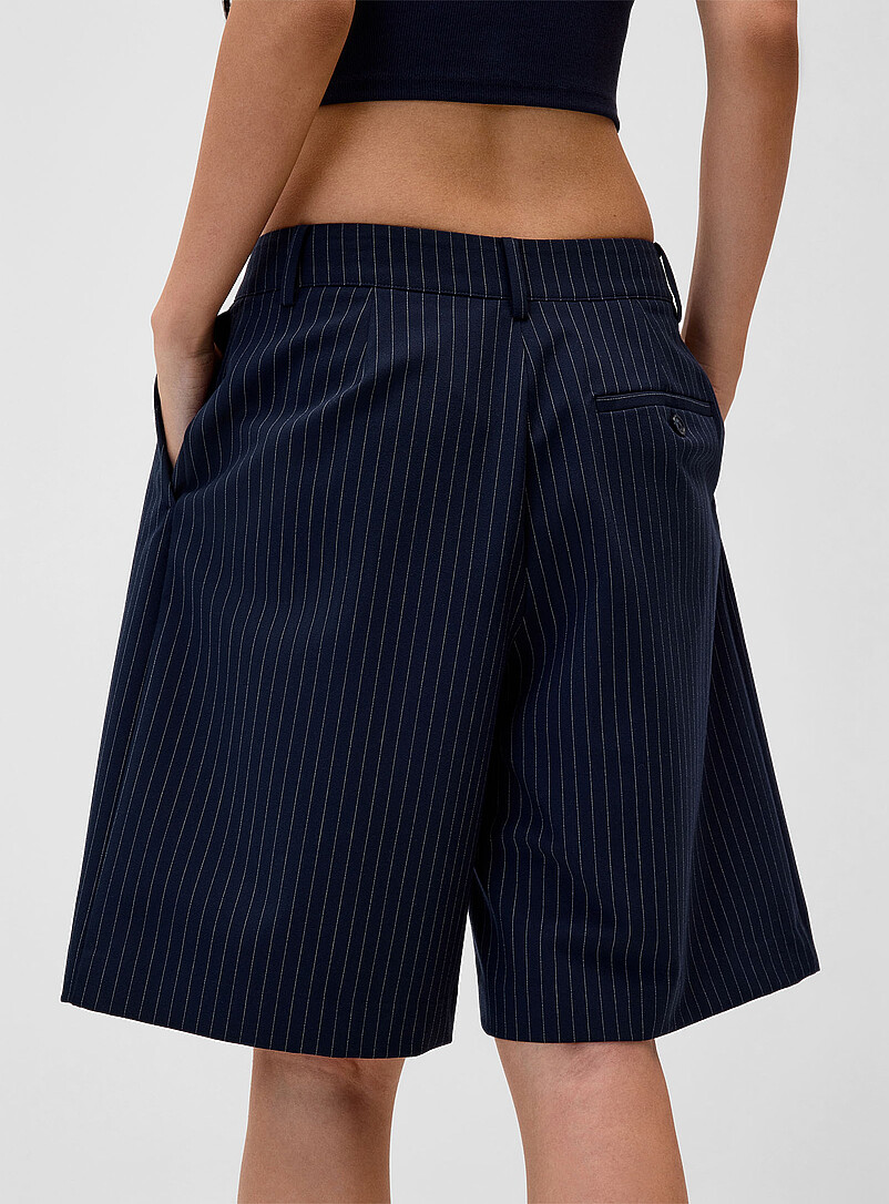 Twik Black Loose dress Bermudas for women