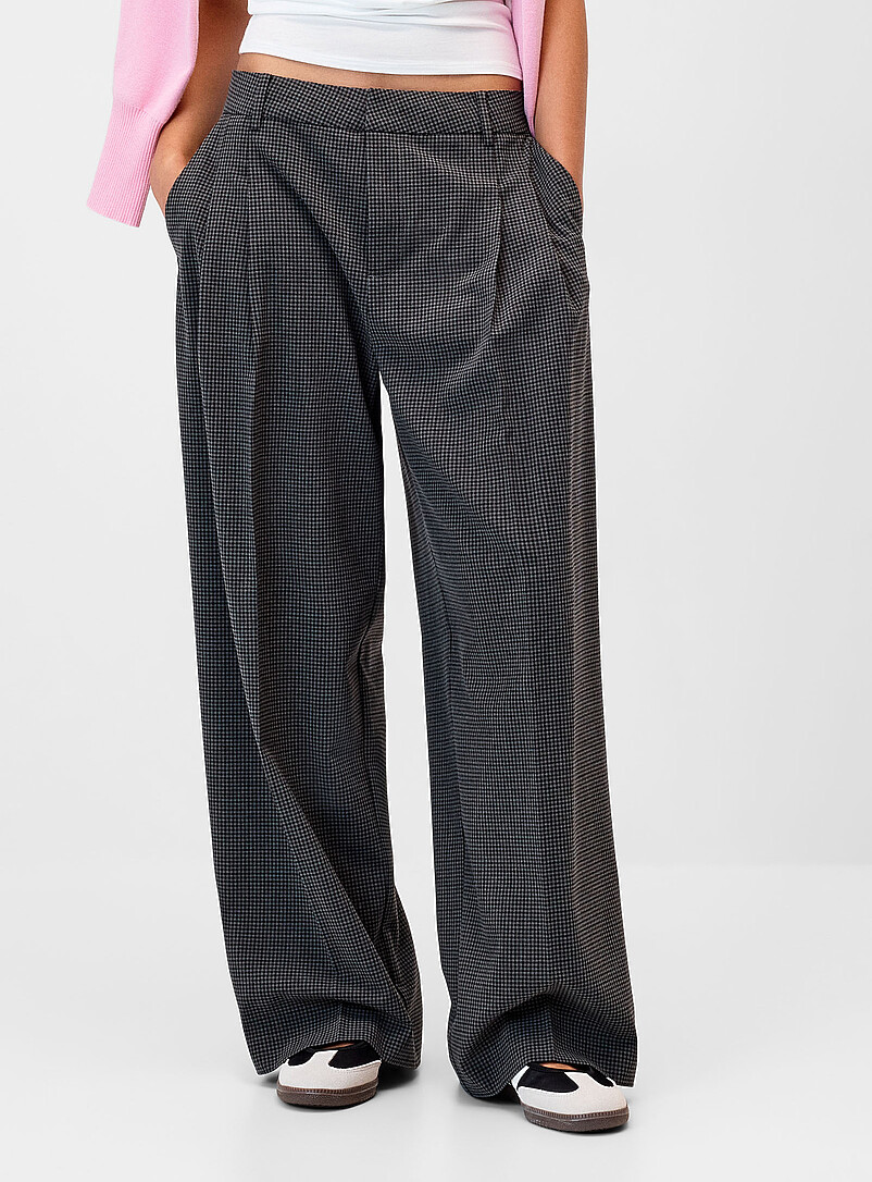 baggy dress pants women XUNKUSGA for Casual Loose Pull On Pants High Waisted Business Casual Wide Leg Pants Woman Fashion Soild Color Pleated Long Flowy Detailed measurements in cm and inches to help you choose the right size. Wide leg dress pants for