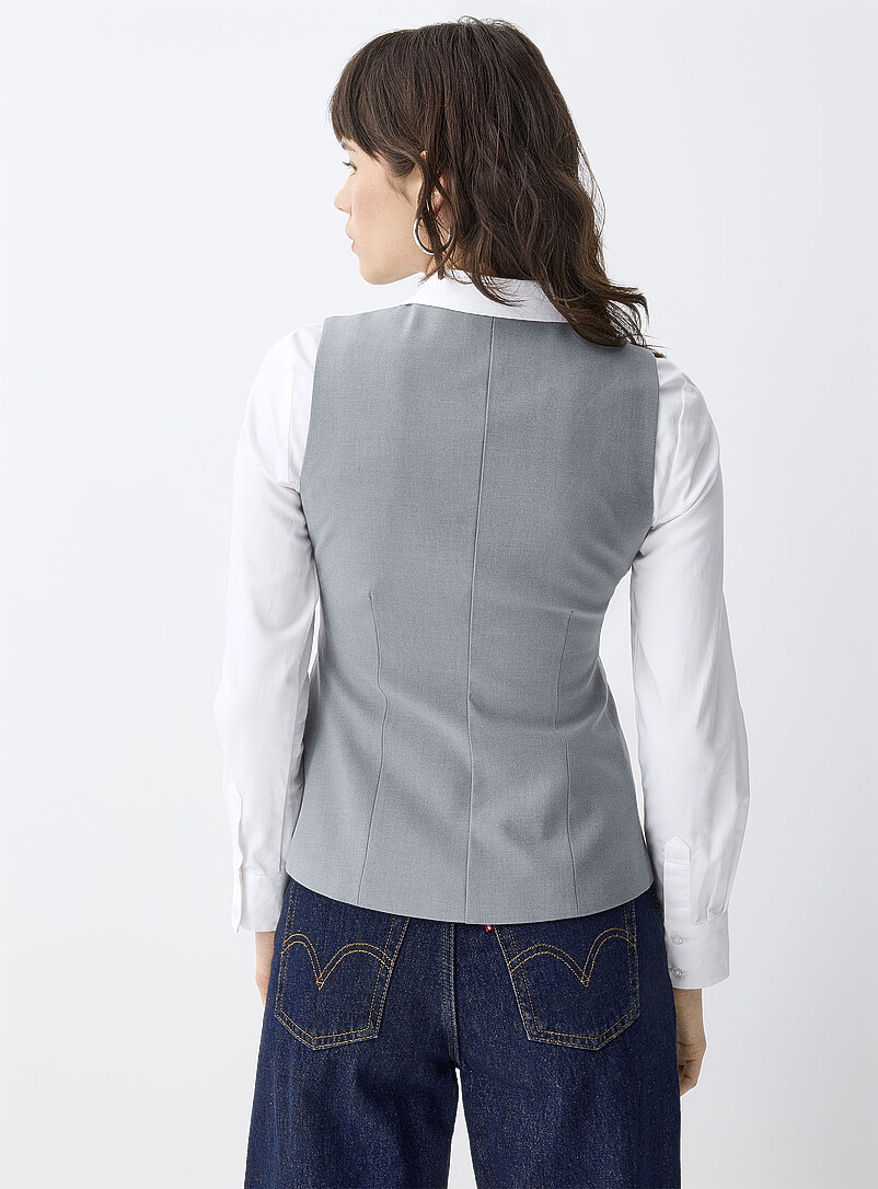 Flared tailored vest | Twik | | Simons